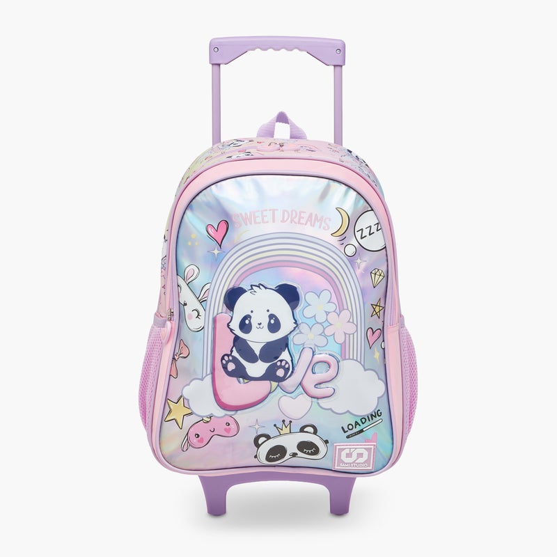 sami_studio 5-Piece School Trolley Bag Set for Girls - Image 2
